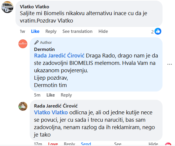 Komentar kupca