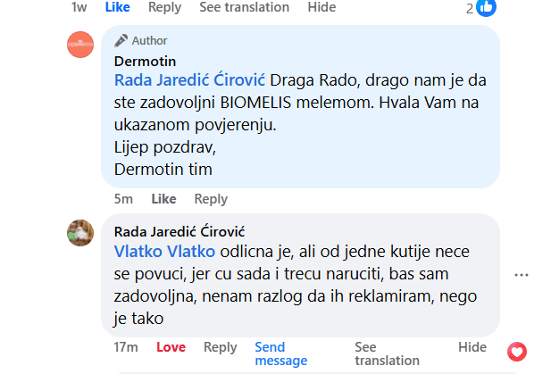 Komentar kupca