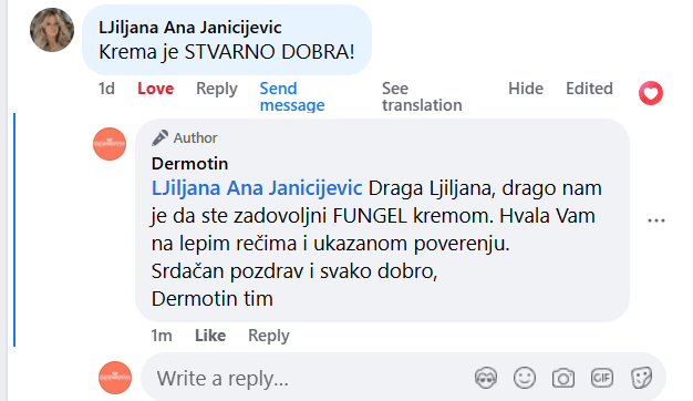 Komentar kupca