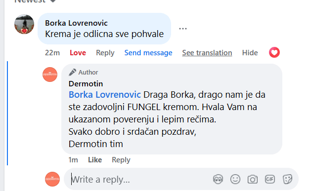 Komentar kupca