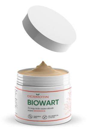 BIOWART - Bocica mockup otvorena - (TRANSPARENTNA)